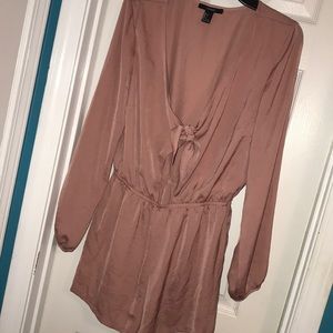 Pink forever 21 romper.